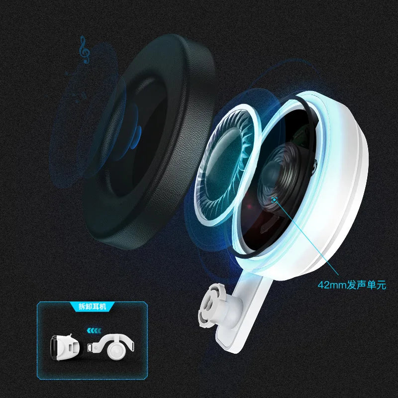 VR Headset for Smartphone 3D Glasses G06E with Spatial Audio Tidesmit