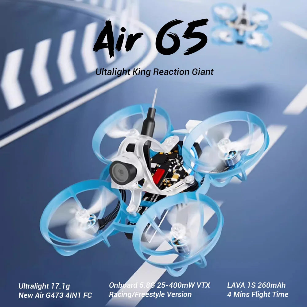 BETAFPV Air65 Brushless Whoop Drone - 2.4G Racing Quadcopter Tidesmit