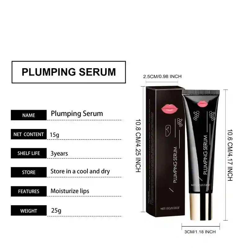 Lip Plumper Oil – Hydrating Lip Treatment & Volumizing Gloss by Tidesmit Lip Care Tidesmit