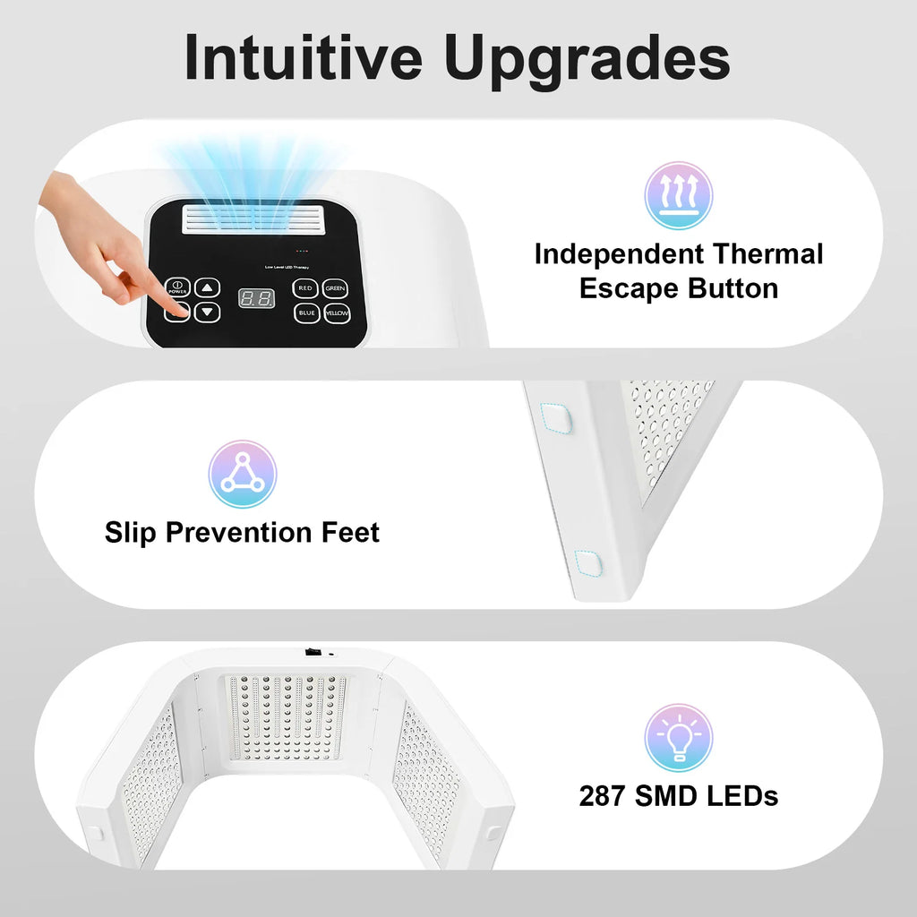 7 Colors PDT Led Mask Light Therapy LED Skin Care Beauty Health Facial Mask Led Acne Remover Anti Wrinklement