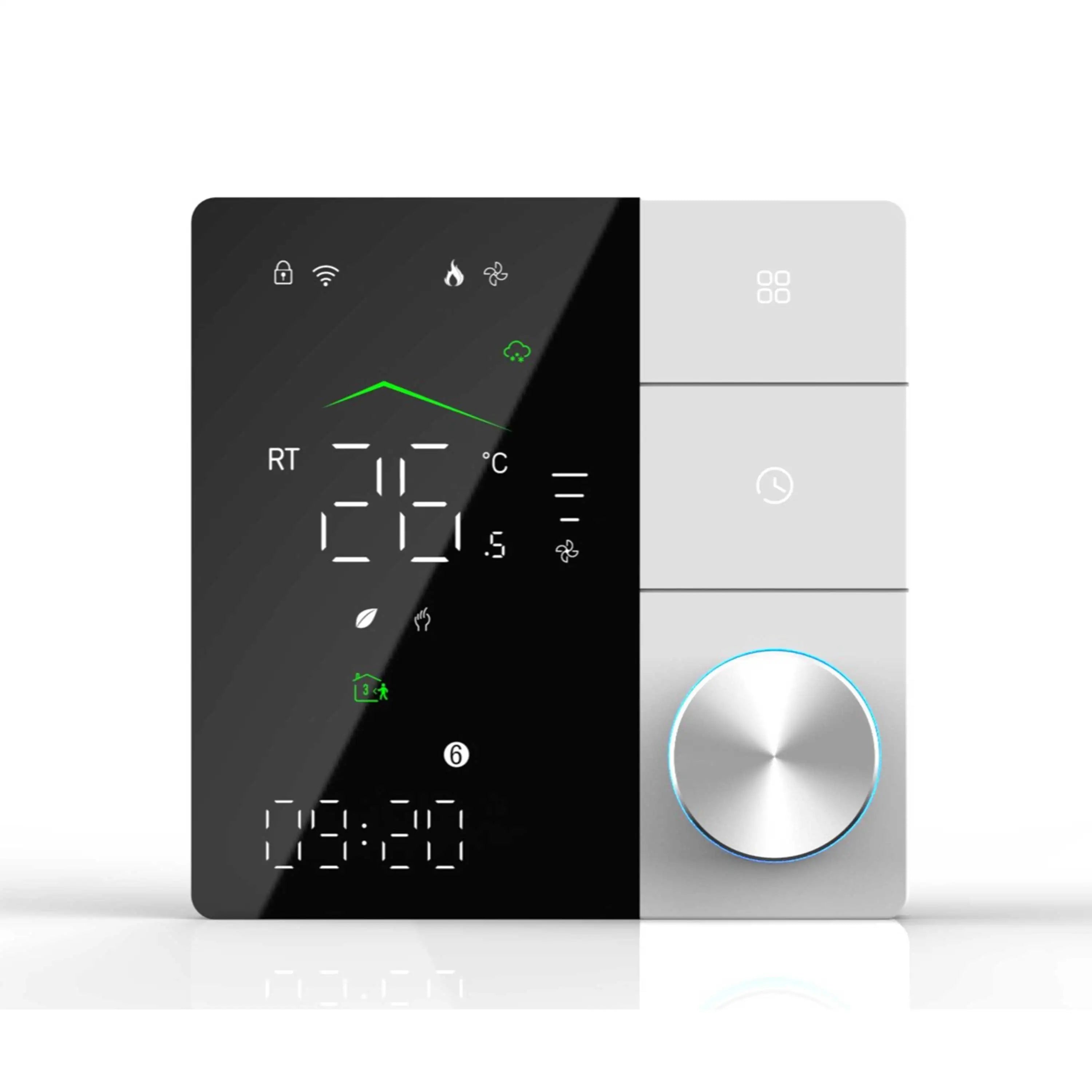 24V 110V 220V Heating Thermostat Matter for Compatible ZIGBEE WIFI Protocol Work Apple HomeKit,Google Assistant,Amazon Alexa