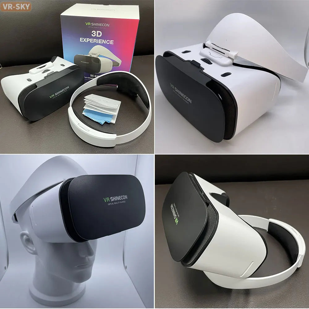 VR Headset for Smartphone 3D Experience - Adjustable G19 Model Tidesmit