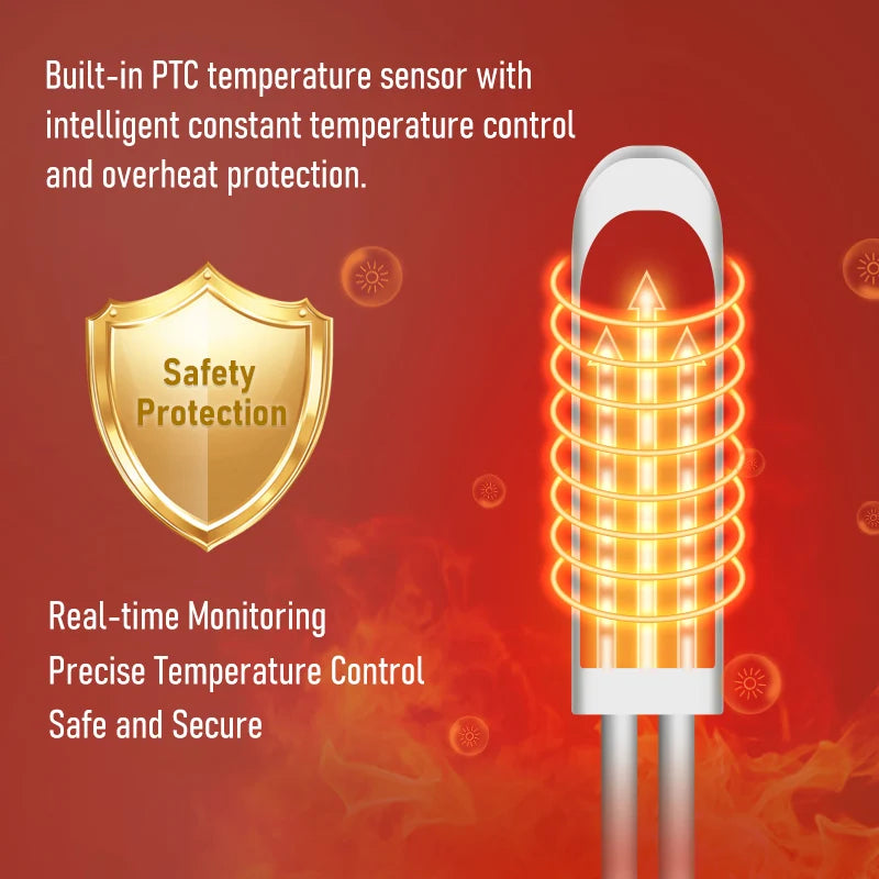 Hip Massager with Red Light Heat Vibration for Targeted Muscle Recovery Relaxation Treatment Tidesmit