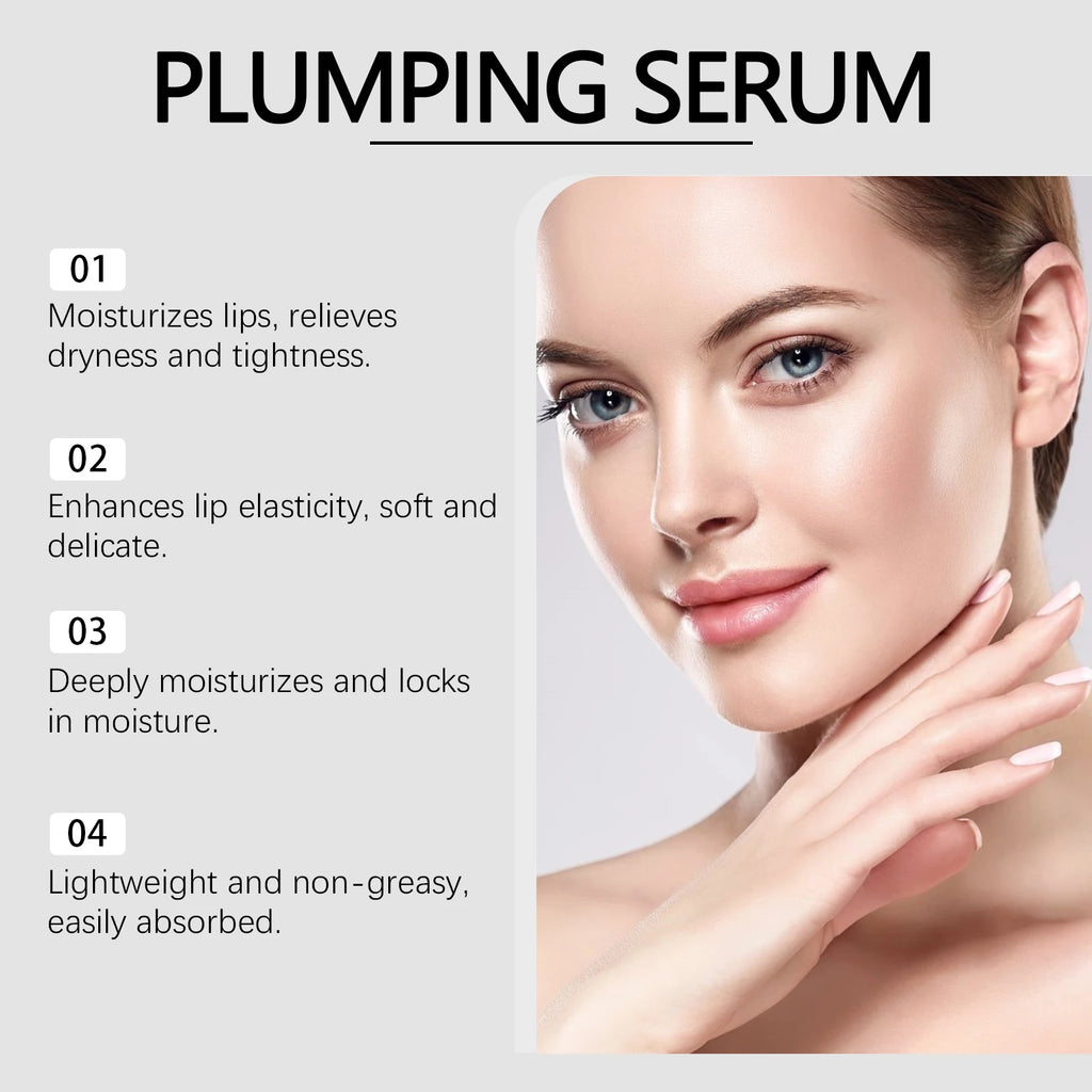Lip Plumping Serum – Hydrating Volumizing Formula by Tidesmit Lip Care Tidesmit