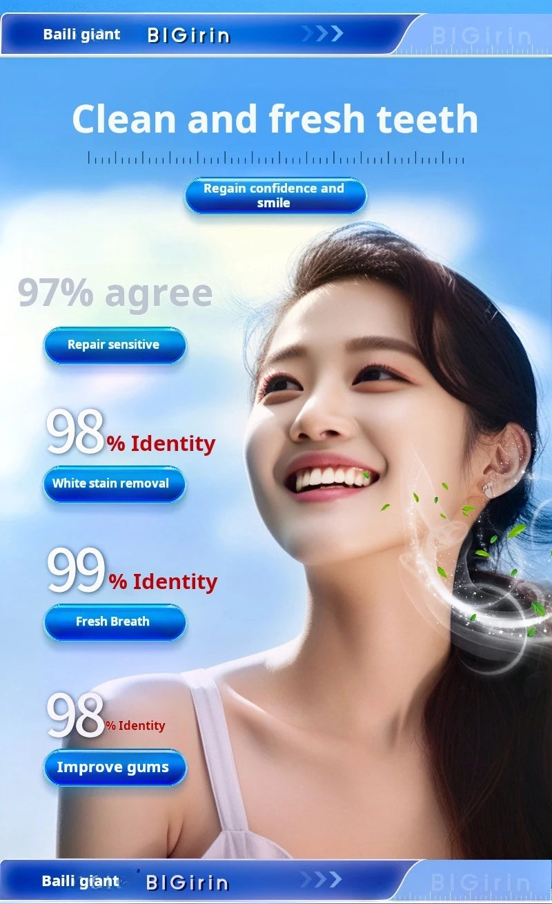 Tidesmit 99.8% high-purity hydroxyapatite whitening toothpaste for cavity prevention and fresh breath