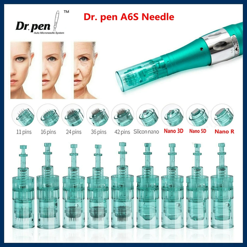Dr Pen Ultima A6S Replacement Needles 10 Pack - Precision PMU Cartridges Permanent Makeup Machines Tidesmit
