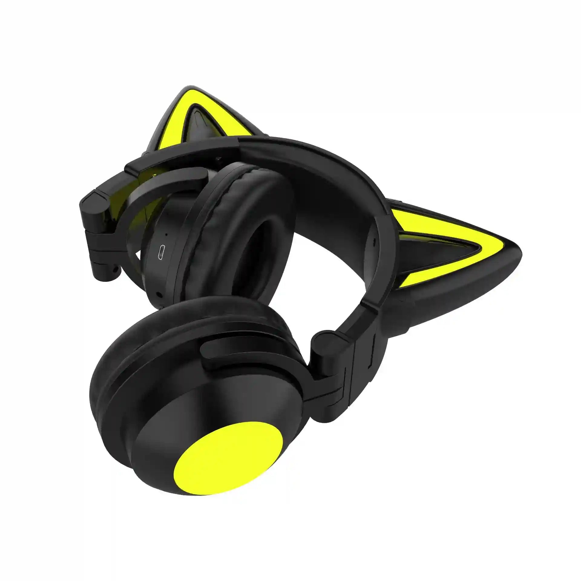 Wireless Cat Ear Headphones with RGB LED - Low Latency Audio Tidesmit