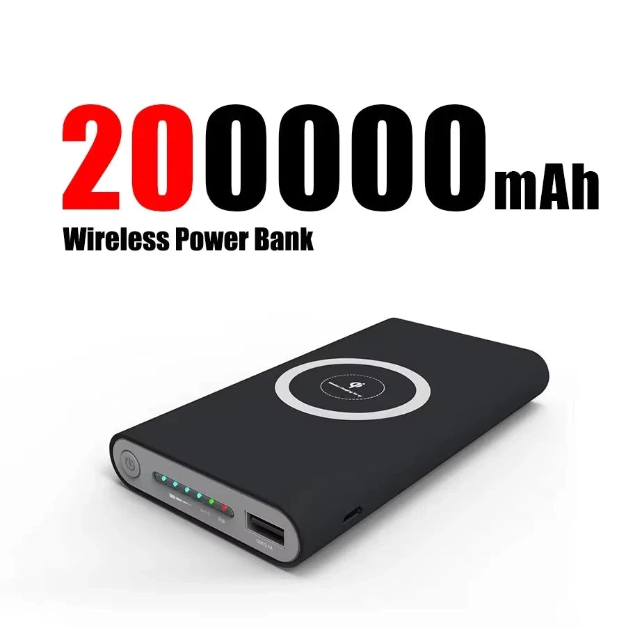 Tidesmit 50000mAh Fast Charging Power Bank with PD USB-C Black 200000mAh Tidesmit