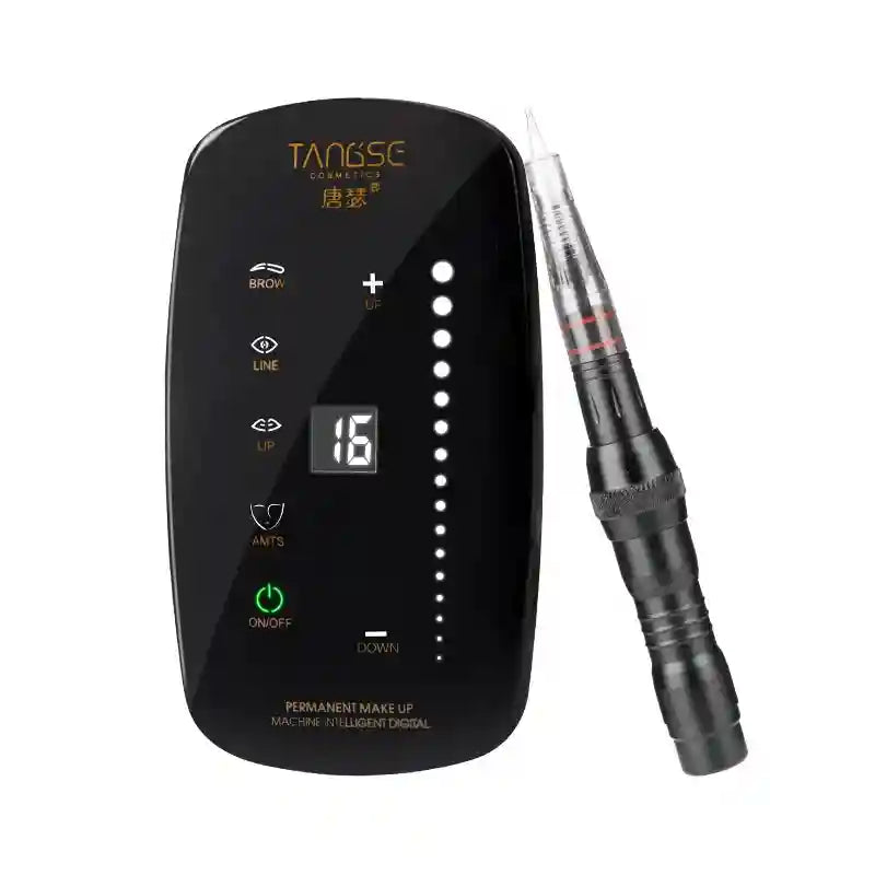 Wireless PMU Machine Kit - Black Professional Microblading Pen Device Permanent Makeup Machines Tidesmit