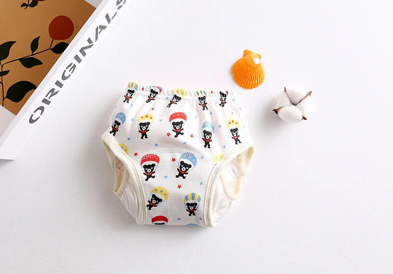 New Baby Wing Diaper Cotton Baby Waterproof Reusable Training Pants Infant Shorts Nappies Panties Nappy Changing Underwear Cloth