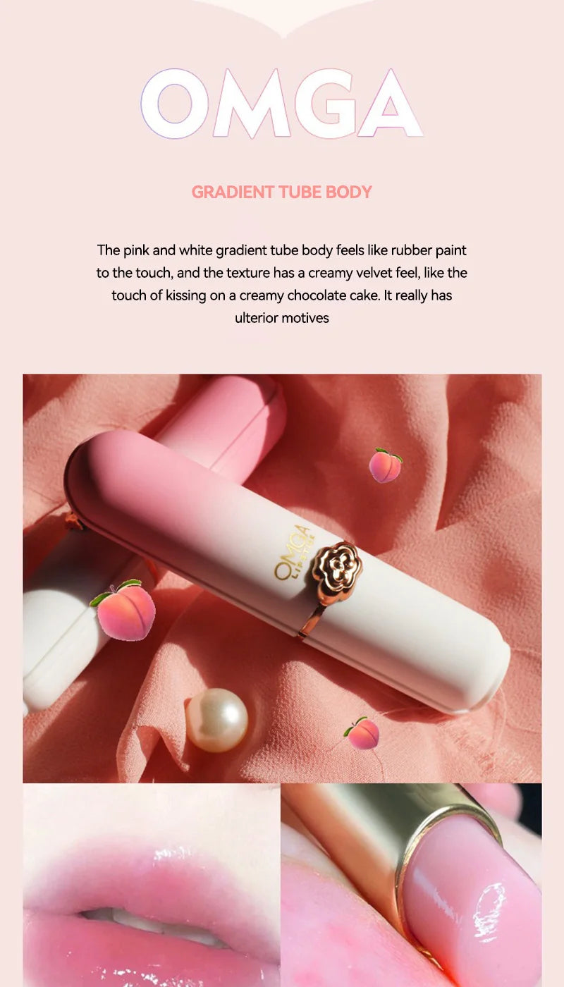 Color Changing Lip Balm - Moisturizing Peach Treatment by Tidesmit Lip Care Tidesmit
