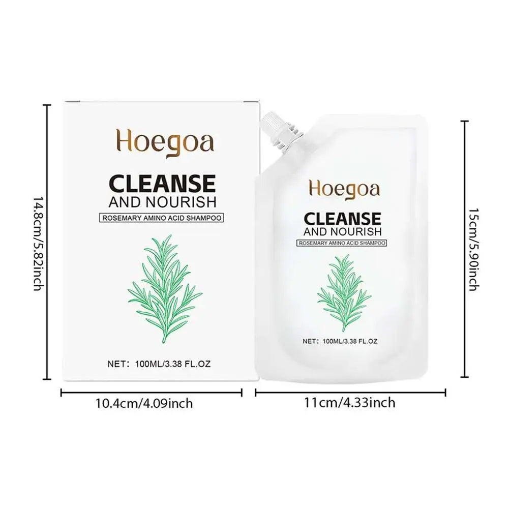 1/2PCS Rosemary Amino Acid Shampoo, Shampoo for Thinning Hair, Natural Formula to Strengthen & Thicken Hair, Controls Oily Scalp