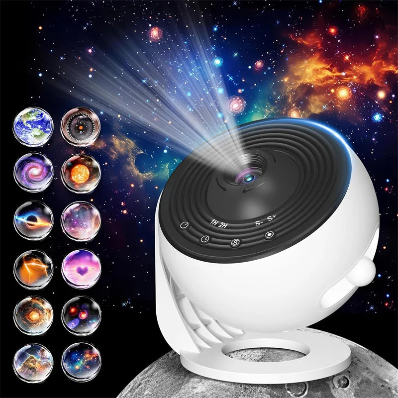 Galaxy Projector Night Light 360 Rotating LED Starry Lamp Tidesmit