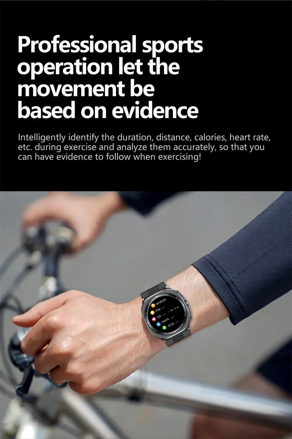 New AI Diagnosis Smart Watch Men, Air Pump Airbag Accurate Measure Blood Pressuer ECG Uric Acid Lipid Smartwatches For XIAOMI