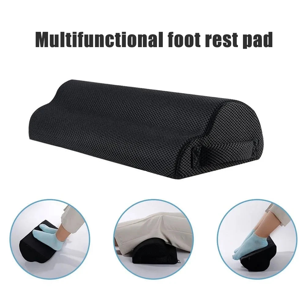 Memory Foam Under Desk Foot Rest - Ergonomic Support with Washable Cover Body Shaping Massage Equipment Tidesmit