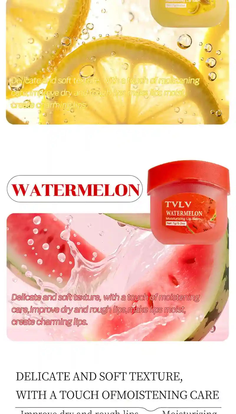 Fruit Lip Balm Set - Moisturizing Lip Care Treatment (8Pcs) Lip Care Tidesmit