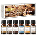EUQEE Aromatherapy Fragrance Oil-10ml Coffee Leather Forest Pine Chocolate Coconut Cream Aroma Essential Oil For Reed Diffuser