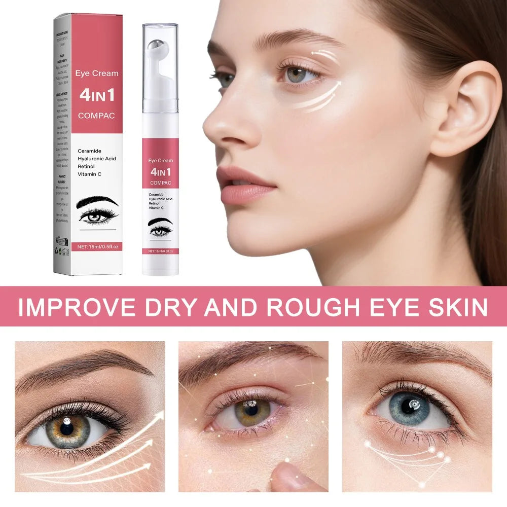 15ml Eye Firming Moisturizer – 4-in-1 Formula for Fine Lines, Dark Circles