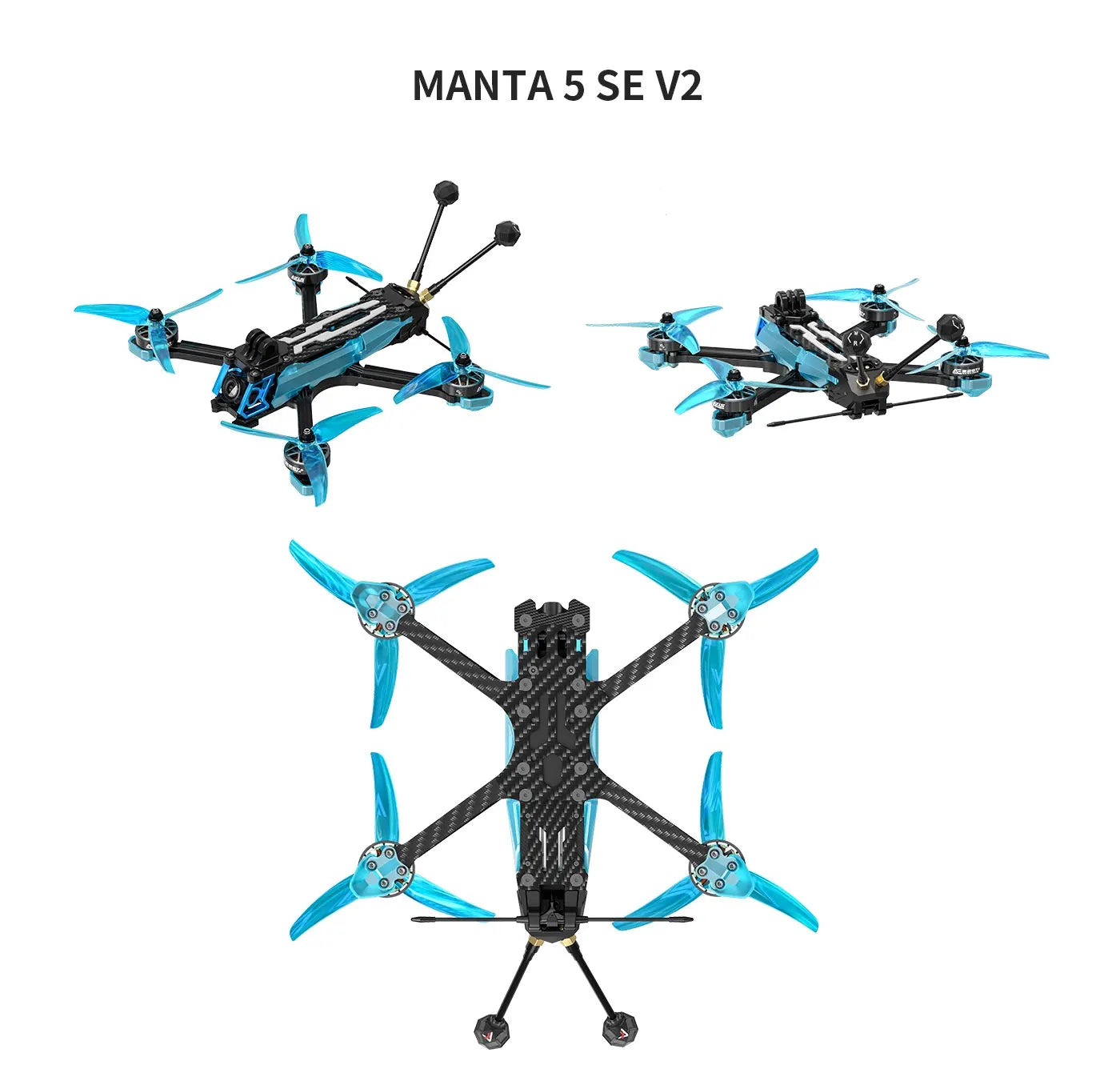 Manta 5 SE V2 5 Inch FPV Freestyle Drone - 6S 1960KV Performance Tidesmit