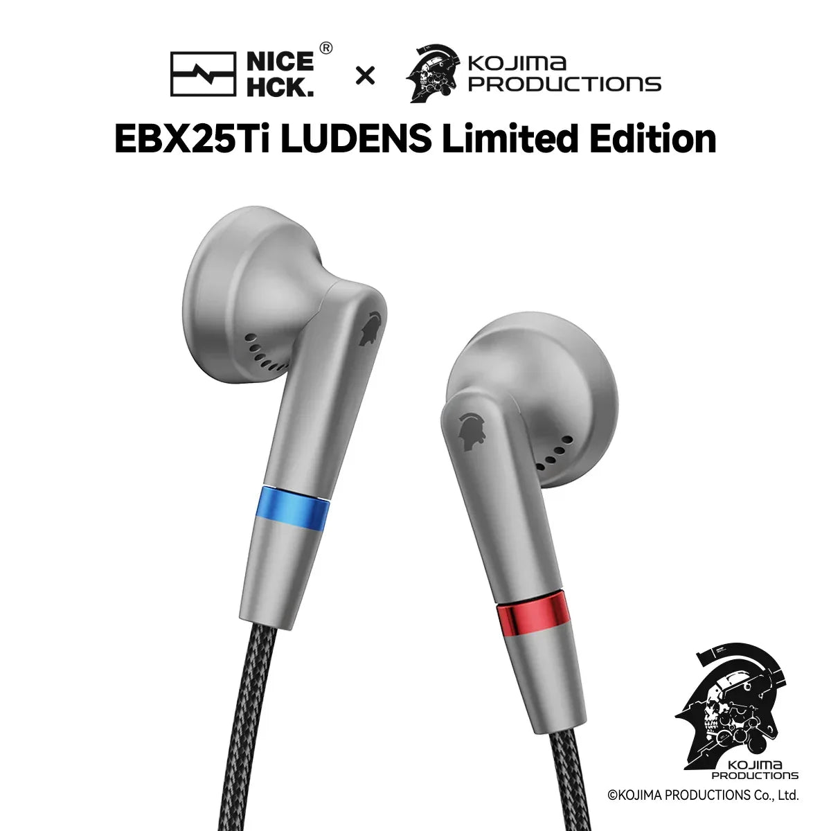Ludens HiFi Titanium Alloy Wired Earbuds by Tidesmit EBX25Ti Tidesmit