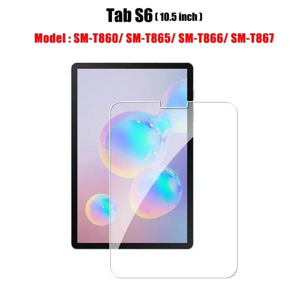 Samsung Galaxy Tab Tempered Glass Screen Protector - 9H Anti-Scratch Film Tab S6 Tidesmit