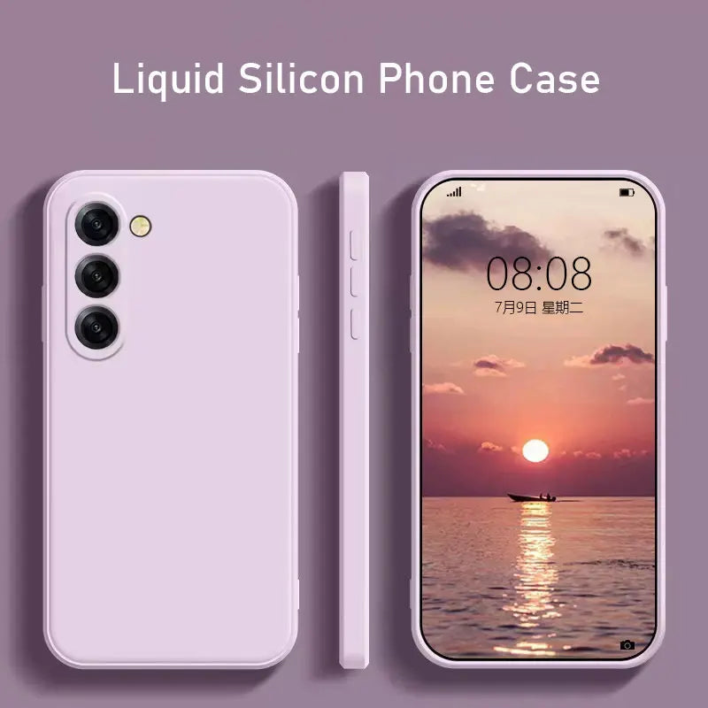 Samsung Galaxy A55 Silicone Case: Slim Shockproof Drop Protection Tidesmit