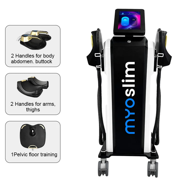 EMS Muscle Sculpting Machine | 6500W RF Body Toner by Tidesmit Body Shaping Massage Equipment 5 handles RF 2 Tidesmit