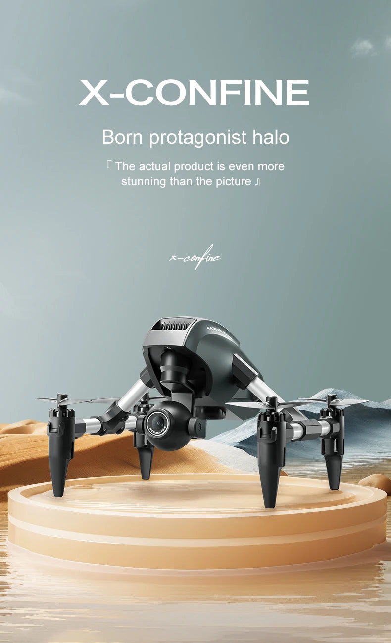 4K Camera Drone with Wide Angle Lens - Foldable V42 Model Tidesmit
