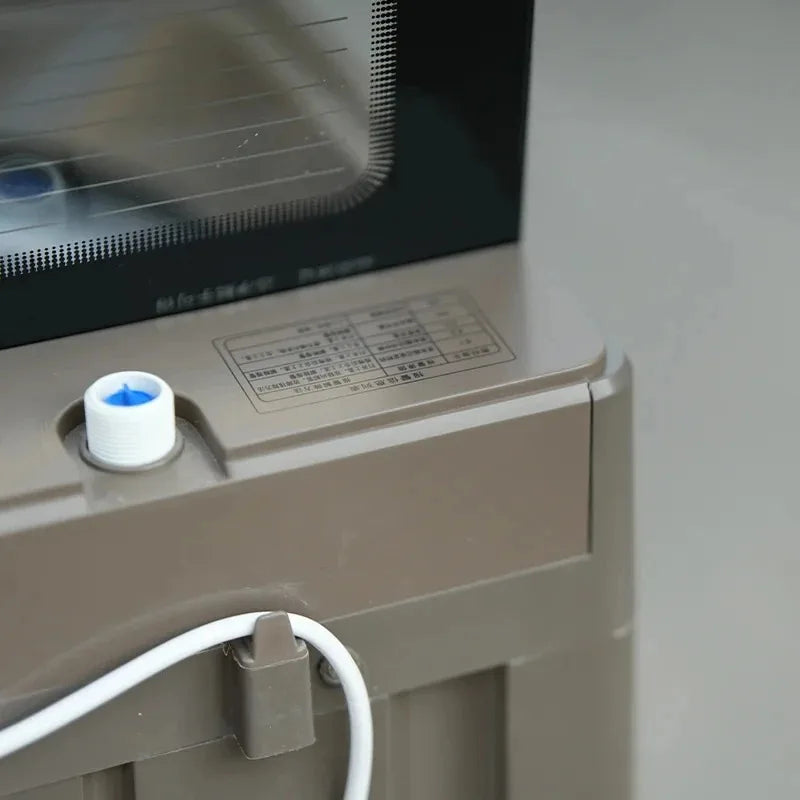 Tidesmit 20kg fully automatic washing machine and dryer combo showing internal drum and control panel interface