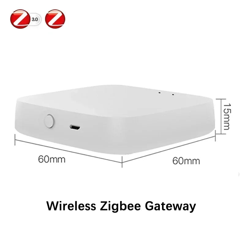 SmartLife Tuya Smart ZigBee Bluetooth-Compatible Mesh Brightness Thermometer Light Temperature Humidity Detector Wireless Remote
