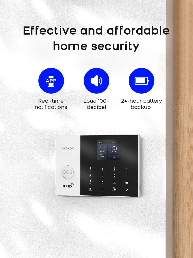 Smart Home Alarm System | WiFi GSM Motion Sensor Kit | Tidesmit EU Tidesmit