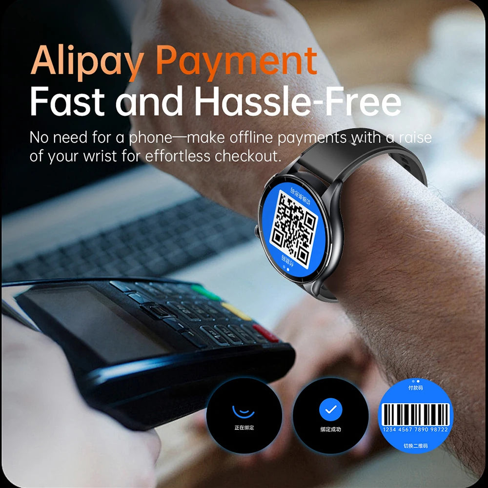 2026 New Health Analysis ECG+PPG Smart Watch Body Fat Uric Acid Blood Pressure Heart Rate Tracker NFC Smartwatch For Android IOS