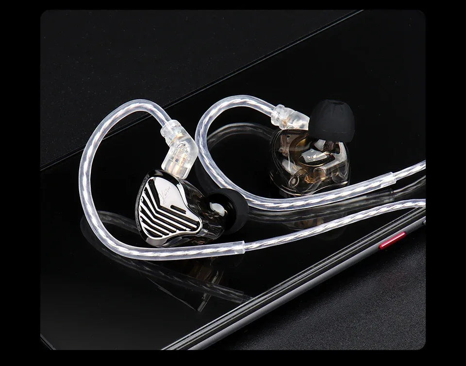 HiFi Wired Earbuds With Heavy Bass & Detachable 2-Pin Cable | Tidesmit Tidesmit