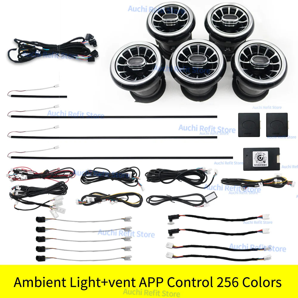 Audi TT LED Air Vents – 256 Color APP Control Ambient Lighting Tidesmit