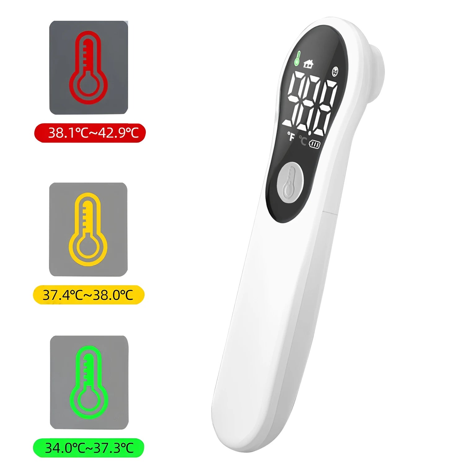 Medical Infrared Forehead Thermometer Backlit Digital Non-contact Laser Household LCD Baby Adult Fever Infant Body
