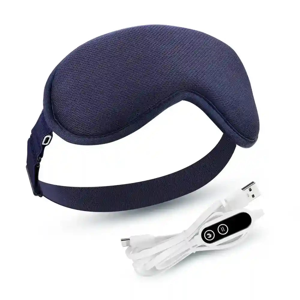 Heated Eye Massager with 3 Temp Levels - Rechargeable Blue Device Eye Massage Instrument Blue Tidesmit