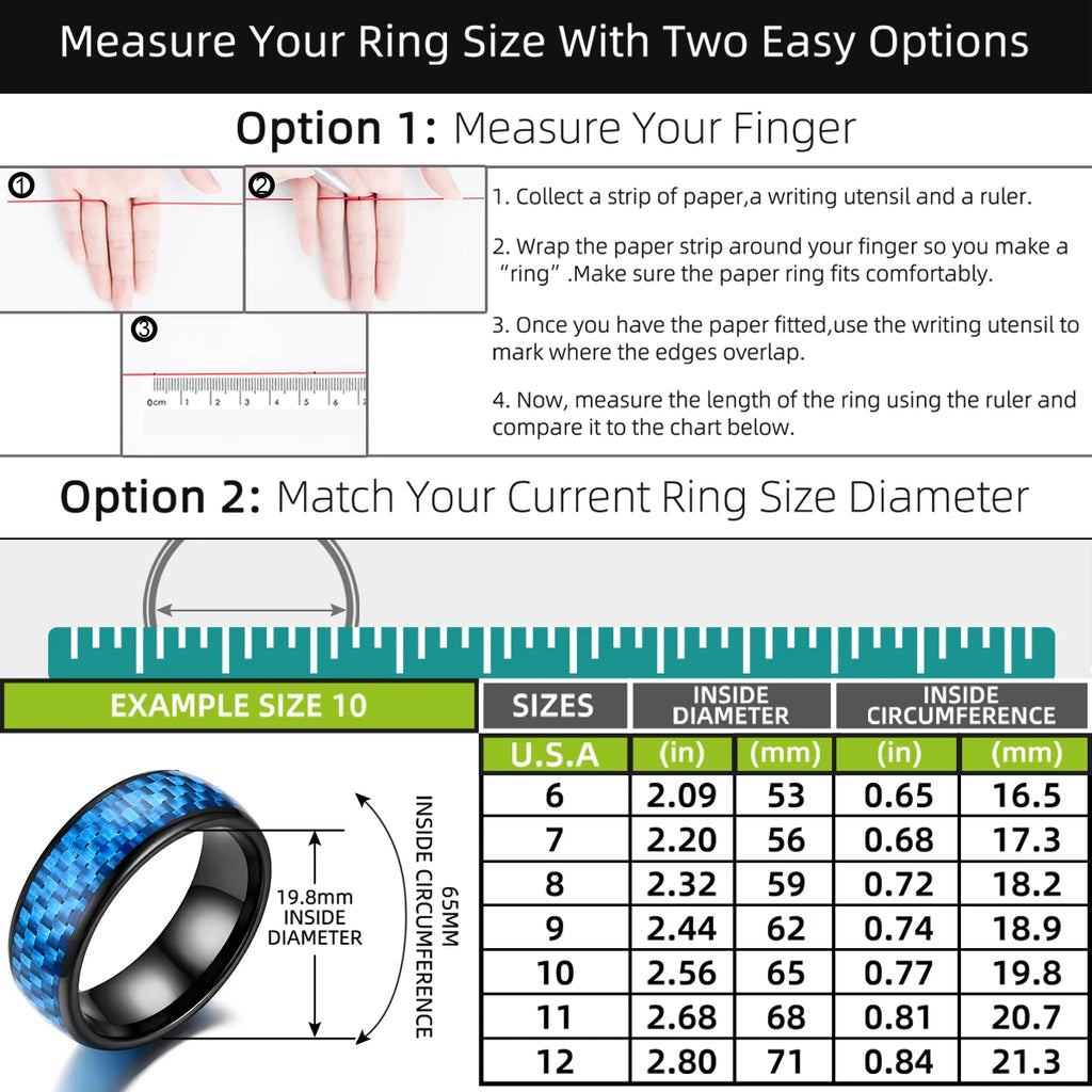 NFC Smart Health Ring Carbon Fiber 13.56MHz Ceramic Wellness Wearable Tidesmit