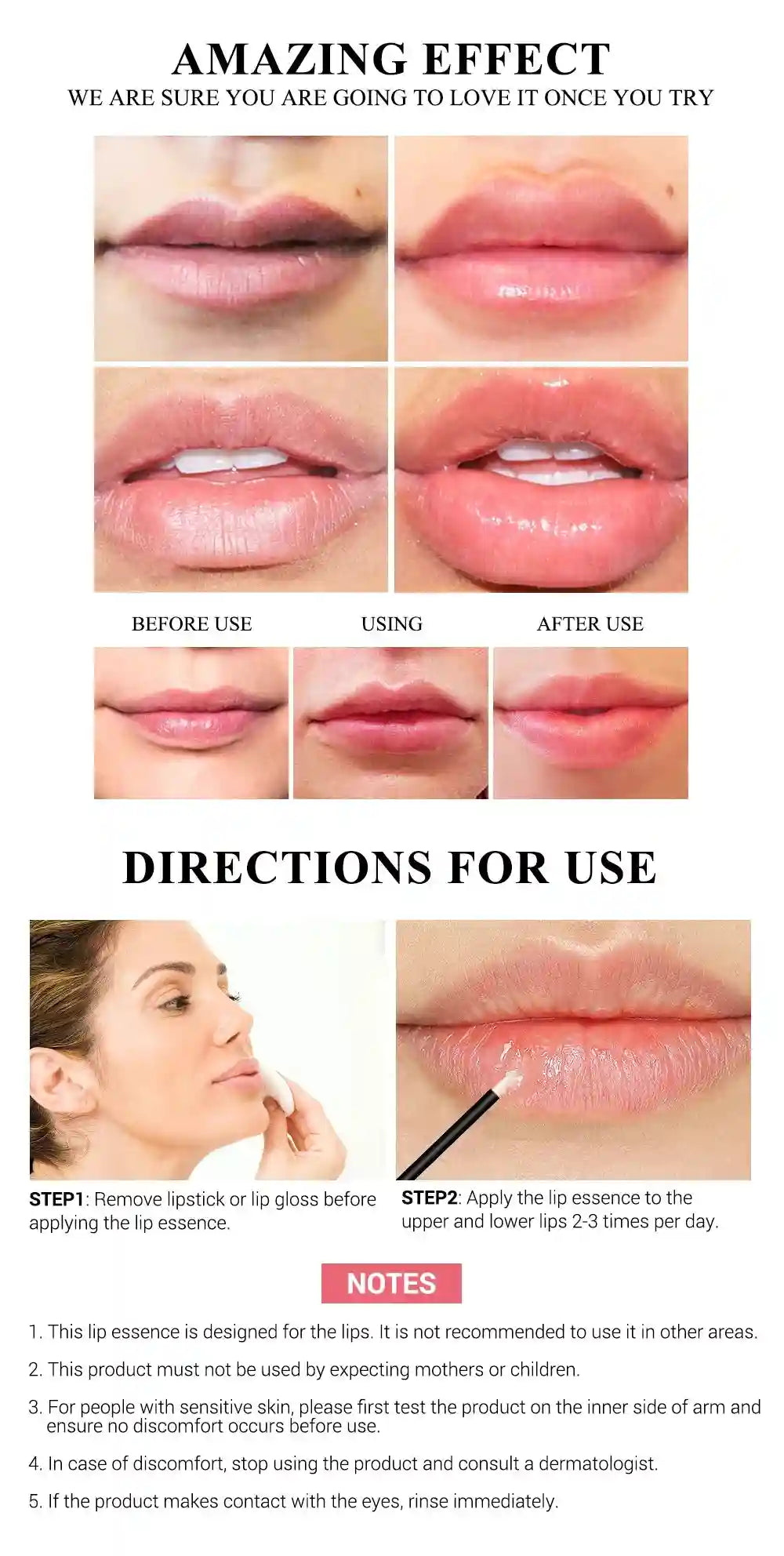 Temperature Changing Hydrating Lip Balm - Nourishing Rose Treatment Lip Care Tidesmit