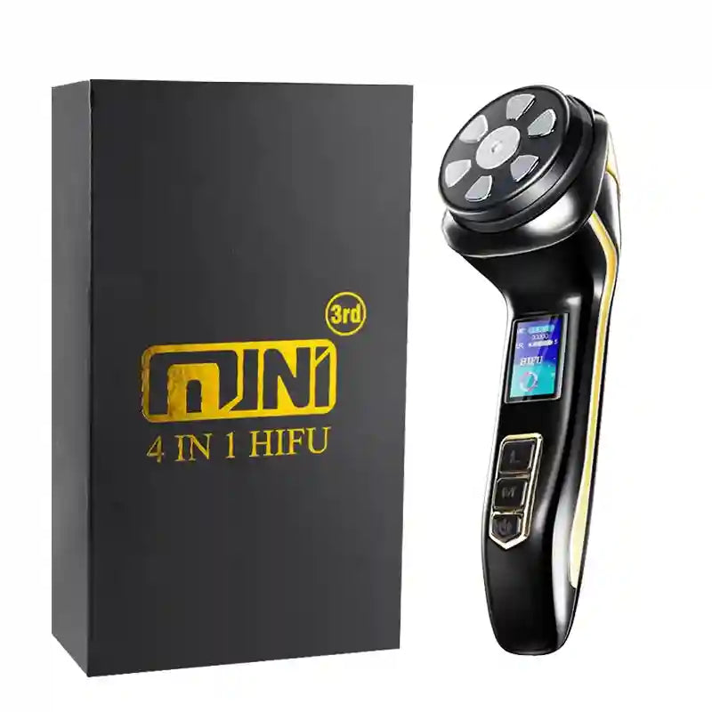 4-in-1 Mini HIFU Facial Massager with EMS and Ultrasound Technology Massage Cushion Tidesmit