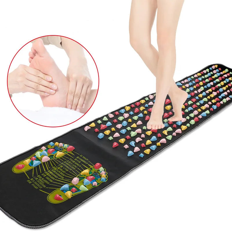 Acupressure Foot Massage Mat: Portable Wellness Tool for Relief Relaxation Treatment Tidesmit