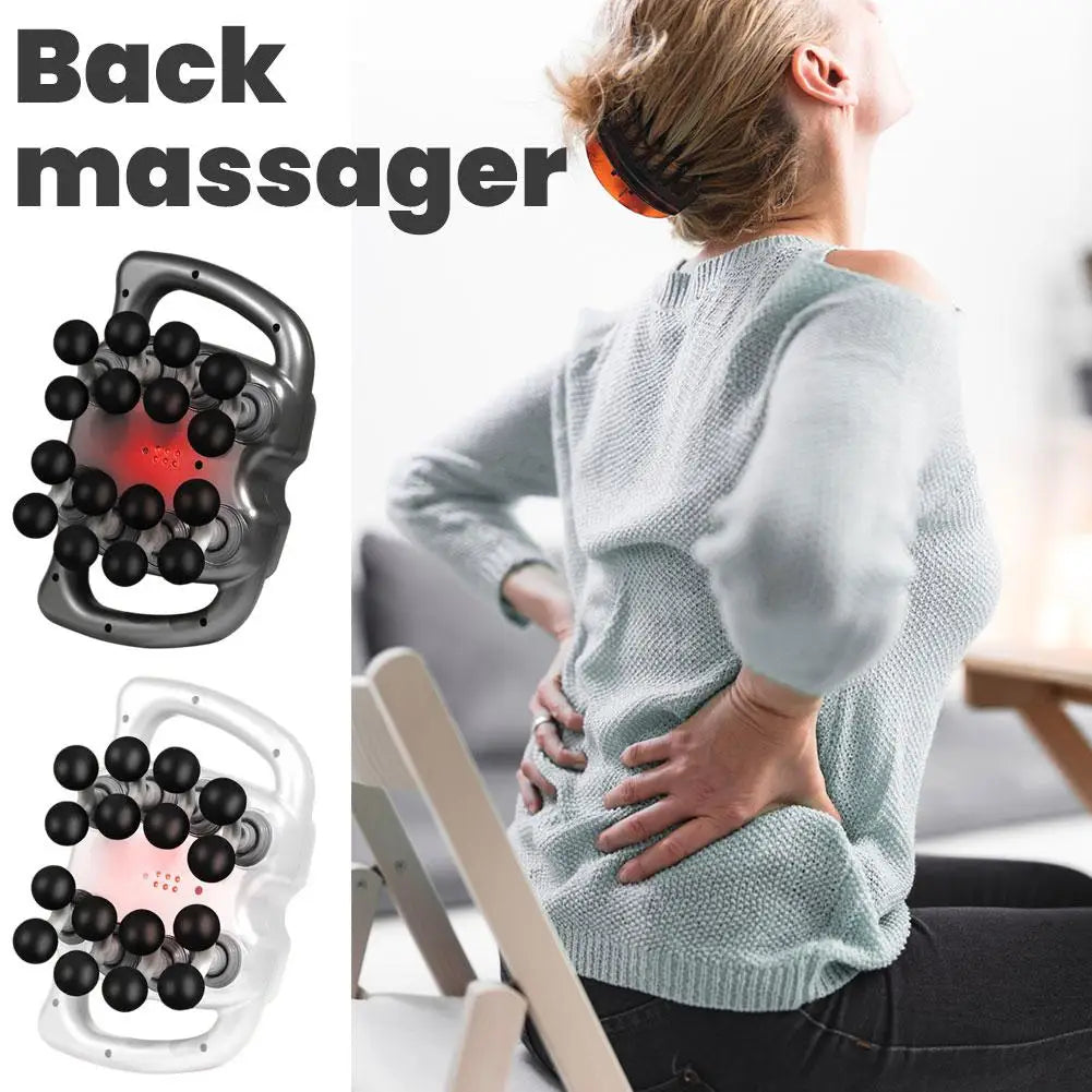Fascia Gun Deep Tissue Muscle Massager with Red Light Therapy Fascia Gun Tidesmit
