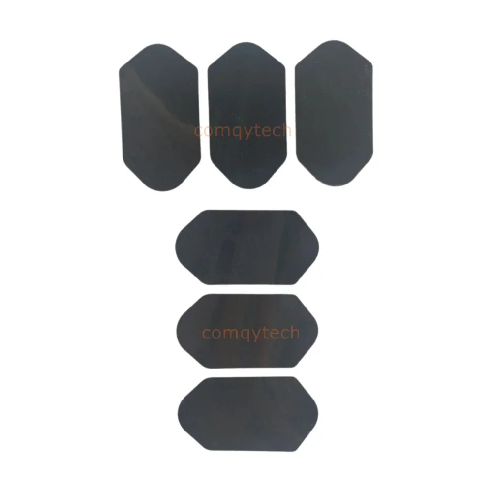 Black film sticker replacement for 3D 4D HIFU cartridge, hexagonal adhesive patch for ultrasonic beauty device repair.