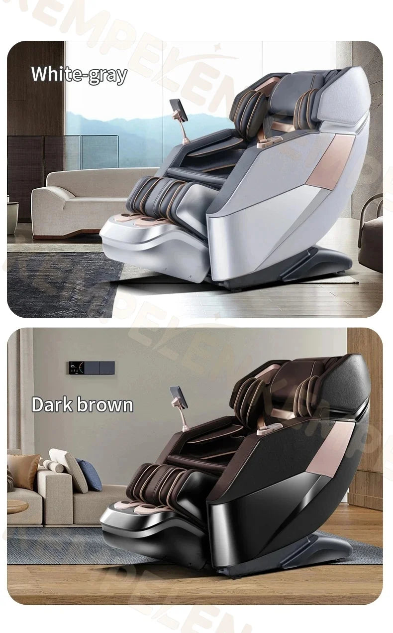 4D Full Body Massage Chair - Zero Gravity Heat Therapy - Black Body Shaping Massage Equipment Tidesmit