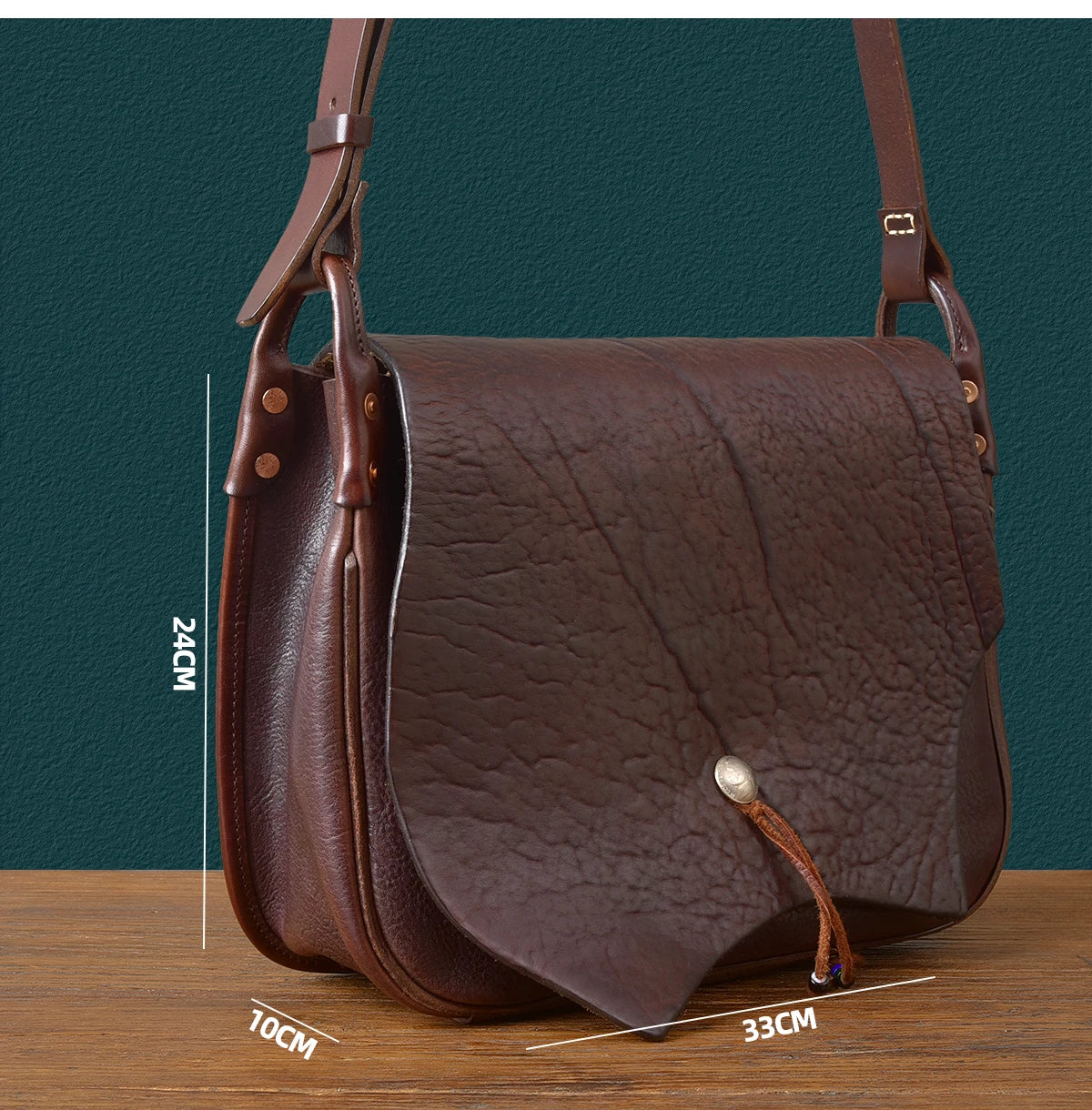 outdoor casual travel luxury first layer cowhide messenger bag vintage designer handmade brand genuine leather shoulder bag