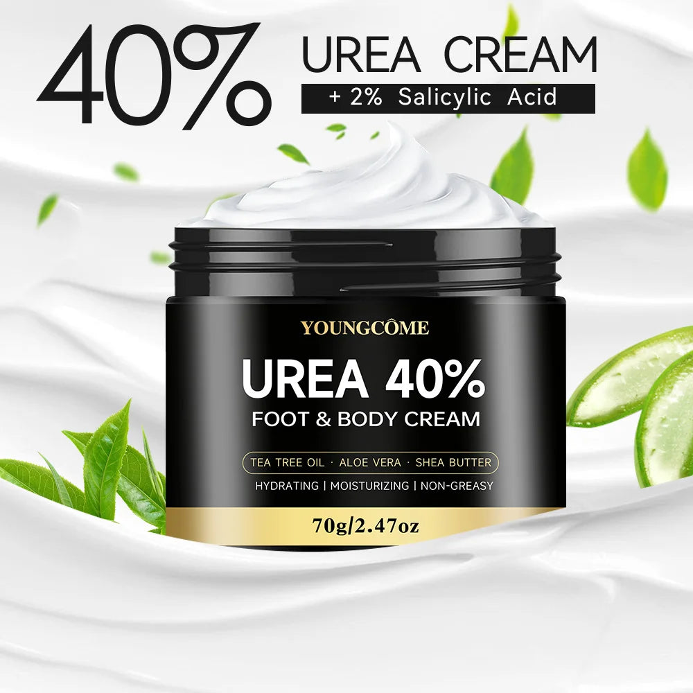 Urea 40% Cream for Cracked Heels and Dry Skin Repair - Tidesmit Scrubs Treatments Tidesmit
