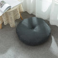 Round Shape Linen Seat Cushion Silk Cotton Core Tatami Cushion Pillow Home Decoration Soft Car Sofa Cushion Flax Round Sitting