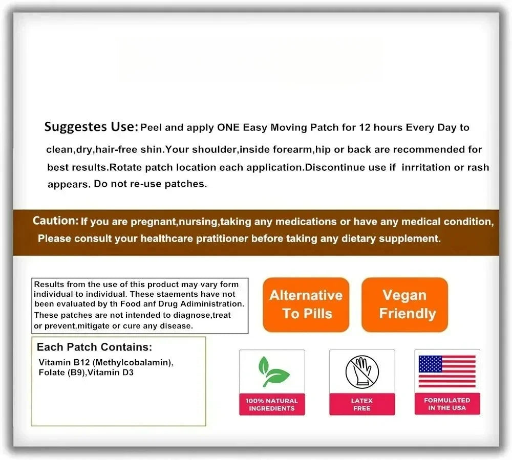 Tidesmit Vitamin D3 + B12 transdermal patches for natural energy, mood, metabolism, and focus support.