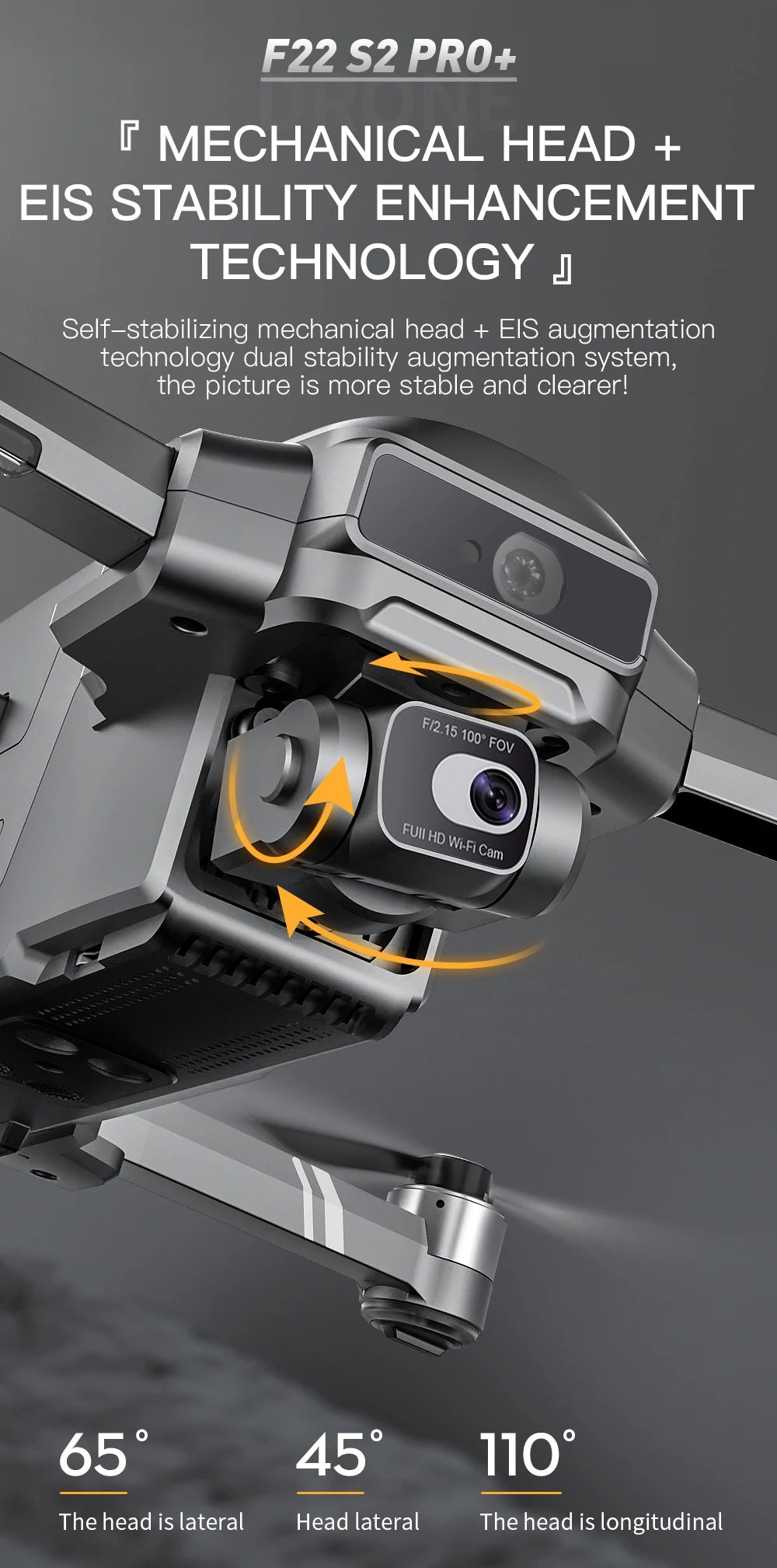 4K GPS Camera Drone with Obstacle Avoidance and Gimbal - Tidesmit Tidesmit