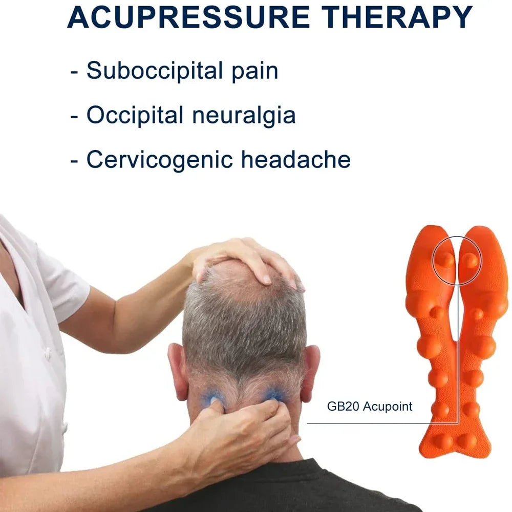 Back Stretcher Device: Spinal Decompression for Muscle Recovery - Orange Fascia Gun Tidesmit