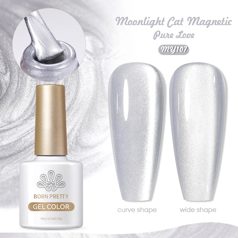 9D Cat Eye Gel Polish Magnetic UV LED Varnish for Professional Manicure Permanent Makeup Machines 57450-6 Tidesmit